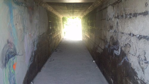 少女絵トンネルの写真